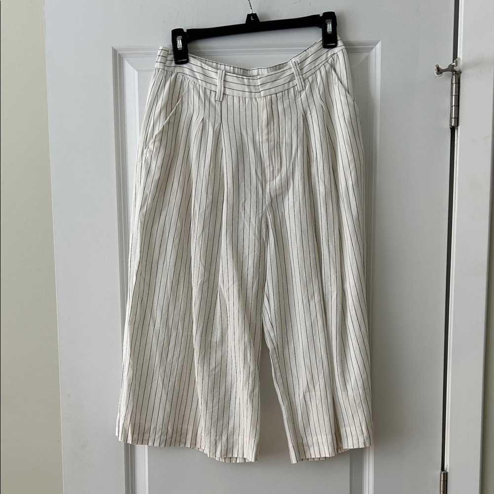 Maeve Avery Pinstripe Bermuda shorts